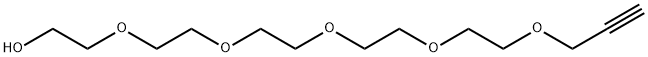 Propargyl-PEG5-alcohol 구조식 이미지