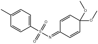 Benzenesulfonamide, N-(4,4-dimethoxy-2,5-cyclohexadien-1-ylidene)-4-methyl- Structure