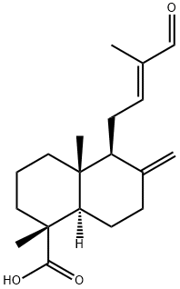 15-r-14-oxolabda-8(17),12-dien-18-oic acid 구조식 이미지