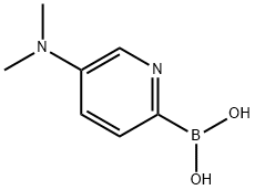 Boronic acid, B-[5-(dimethylamino)-2-pyridinyl]- Structure