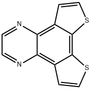 Dithieno[3,2-f:2',3'-h]quinoxaline Structure