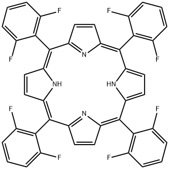 21H,23H-Porphine, 5,10,15,20-tetrakis(2,6-difluorophenyl)- Structure