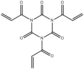 1,3,5-Triazine-2,4,6(1H,3H,5H)-trione, 1,3,5-tris(1-oxo-2-propen-1-yl)- Structure