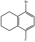 5-Bromo-8-fluoro-1,2,3,4-tetrahydronaphthalene Structure
