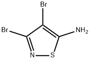 5-Isothiazolamine, 3,4-dibromo- Structure