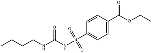 Tolbutamide 4-Carboxy Ethyl Ester 구조식 이미지