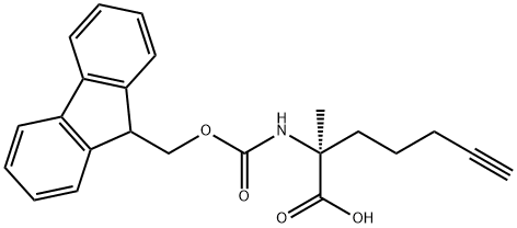 FMoc-α-Me-Gly(Pentynyl)-OH Structure