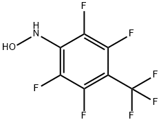 Benzenamine, 2,3,5,6-tetrafluoro-N-hydroxy-4-(trifluoromethyl)- Structure