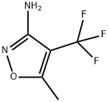 3-Isoxazolamine, 5-methyl-4-(trifluoromethyl)- 구조식 이미지