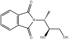 1H-Isoindole-1,3(2H)-dione, 2-[(1R,2S)-2,3-dihydroxy-1-methylpropyl]- 구조식 이미지