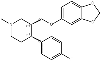 (3R,4R)-3-((benzo[d][1,3]dioxol-5-yloxy)methyl)-4-(4-fluorophenyl)-1-methylpiperidine compound Structure