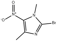 1H-Imidazole, 2-bromo-1,4-dimethyl-5-nitro- Structure