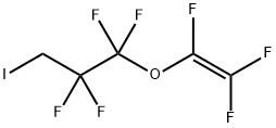 Propane, 1,1,2,2-tetrafluoro-3-iodo-1-[(1,2,2-trifluoroethenyl)oxy]- Structure