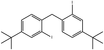 Benzene, 1,1'-methylenebis[4-(1,1-dimethylethyl)-2-iodo- Structure