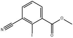 Benzoic acid, 3-cyano-2-iodo-, methyl ester 구조식 이미지