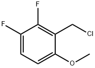 Benzene, 2-(chloromethyl)-3,4-difluoro-1-methoxy- Structure