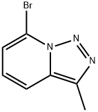 [1,2,3]Triazolo[1,5-a]pyridine, 7-bromo-3-methyl- 구조식 이미지