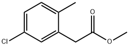 Methyl (5-chloro-2-methylphenyl)acetate Structure