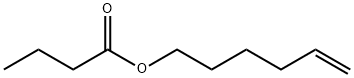 Butanoic acid, 5-hexen-1-yl ester 구조식 이미지