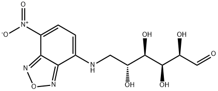 6-deoxy-N-(7-nitrobenz-2-oxa-1,3-diazol-4-yl)aminoglucose Structure