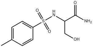 Propanamide, 3-hydroxy-2-[[(4-methylphenyl)sulfonyl]amino]- 구조식 이미지