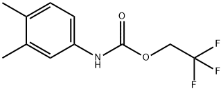 2,2,2-Trifluoroethyl N-(3,4-Dimethylphenyl)carbamate Structure