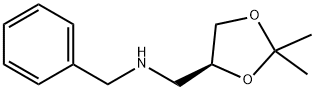 1,3-Dioxolane-4-methanamine, 2,2-dimethyl-N-(phenylmethyl)-, (4S)- 구조식 이미지