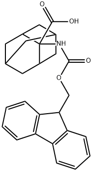 Tricyclo[3.3.1.13,7]decane-2-carboxylic acid, 2-[[(9H-fluoren-9-ylmethoxy)carbonyl]amino]- Structure