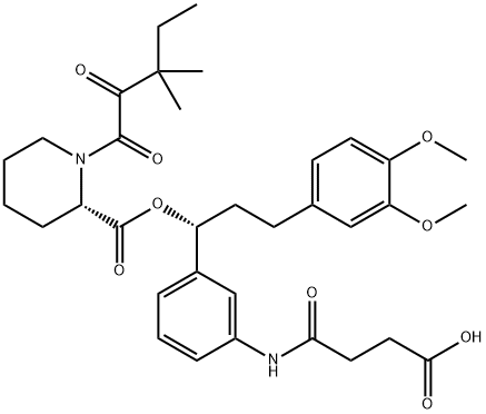 SLF-amido-C2-COOH 구조식 이미지