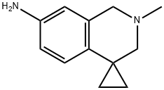 2-METHYL-2,3-DIHYDRO-1H-SPIRO[CYCLOPROPANE-1,4-ISOQUINOLIN]-7-AMINE Structure