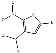 Thiophene, 5-bromo-3-(dichloromethyl)-2-nitro- 구조식 이미지