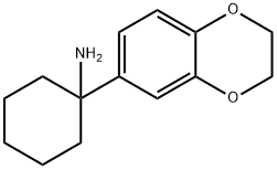 1-(2,3-Dihydro-1,4-benzodioxin-6-yl)cyclohexanamine Structure