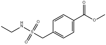 Methyl 4-[(ethylsulfamoyl)methyl]benzoate Structure