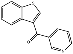 3-(1-Benzothiophene-3-carbonyl)pyridine 구조식 이미지