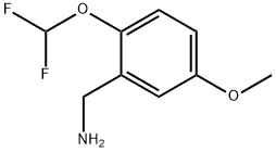 2-(difluoromethoxy)-5-methoxyphenyl]methanamine Structure