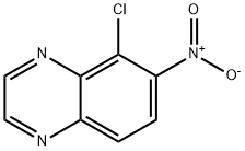 Quinoxaline, 5-chloro-6-nitro- 구조식 이미지
