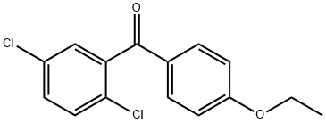 (2,5-dichlorophenyl)(4-ethoxyphenyl)methanone 구조식 이미지