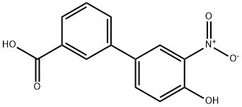 4'-hydroxy-3'-nitro-[1,1'-biphenyl]-3-carboxylic acid Structure