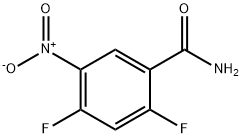 2,4-difluoro-5-nitrobenzamide 구조식 이미지