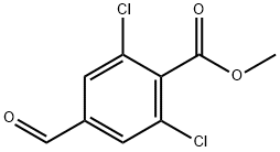 Benzoic acid, 2,6-dichloro-4-formyl-, methyl ester Structure