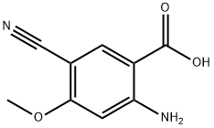 Benzoic acid, 2-amino-5-cyano-4-methoxy- 구조식 이미지