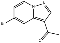 Ethanone, 1-(5-bromopyrazolo[1,5-a]pyridin-3-yl)- Structure