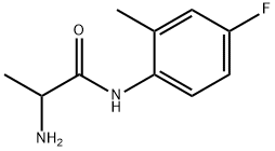 N~1~-(4-fluoro-2-methylphenyl)alaninamide(SALTDATA: HCl) Structure