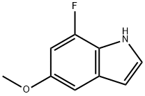 1H-Indole, 7-fluoro-5-methoxy- Structure