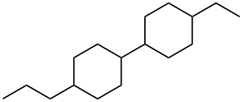 1,1'-Bicyclohexyl, 4-ethyl-4'-propyl- Structure