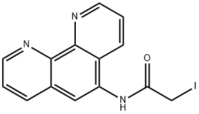 Acetamide, 2-iodo-N-1,10-phenanthrolin-5-yl- Structure