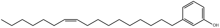 Phenol, 3-(10Z)-10-heptadecen-1-yl- Structure