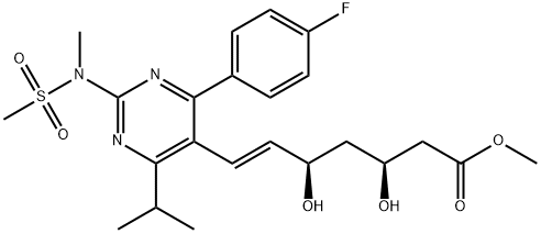 (3S,5R)-Rosuvastatin Methyl Ester Structure