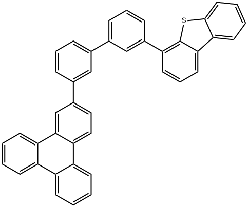 Dibenzothiophene, 4-[3'-(2-triphenylenyl)[1,1'-biphenyl]-3-yl]- Structure