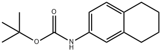Carbamic acid, N-(5,6,7,8-tetrahydro-2-naphthalenyl)-, 1,1-dimethylethyl ester 구조식 이미지